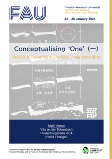 Poster of the Conference Conceptualising 'One'